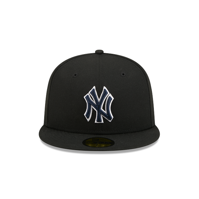 New York Yankees Black On OTC 59Fifty Color Basic Fitted