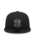 New York Yankees Black On OTC 59Fifty Color Basic Fitted