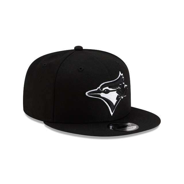 Toronto Blue Jays Black on White Basic 9Fifty Snapback