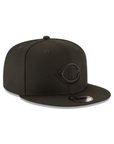 Cincinnati Reds Black on Black MLB Basic 9Fifty Snapback