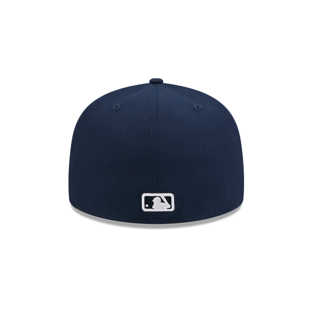 New York Yankees Oceanside Blue On White 59Fifty Color Basic Fitted
