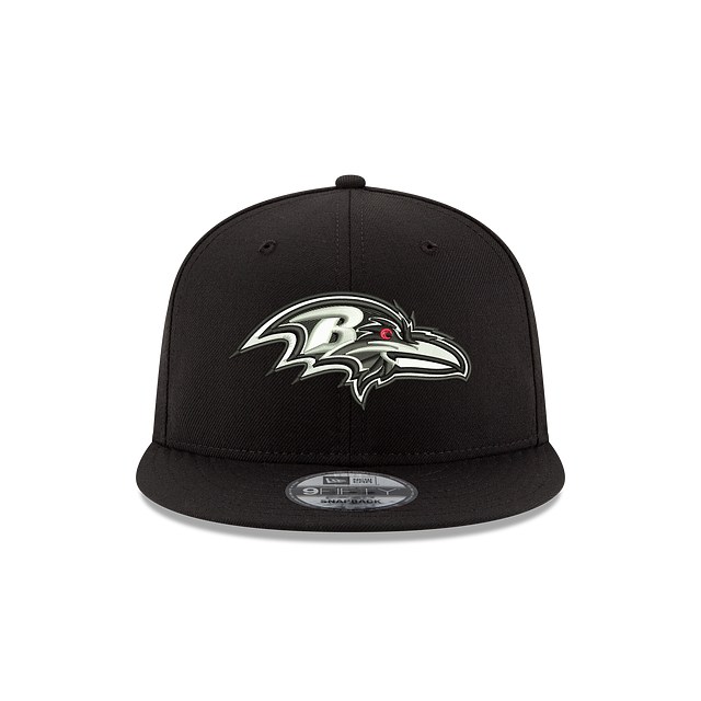 Baltimore Ravens Black On White 9Fifty Snapback Cap
