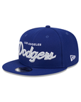 Los Angeles Dodgers Script Primary Logo SP Team Color 9Fifty Snapback