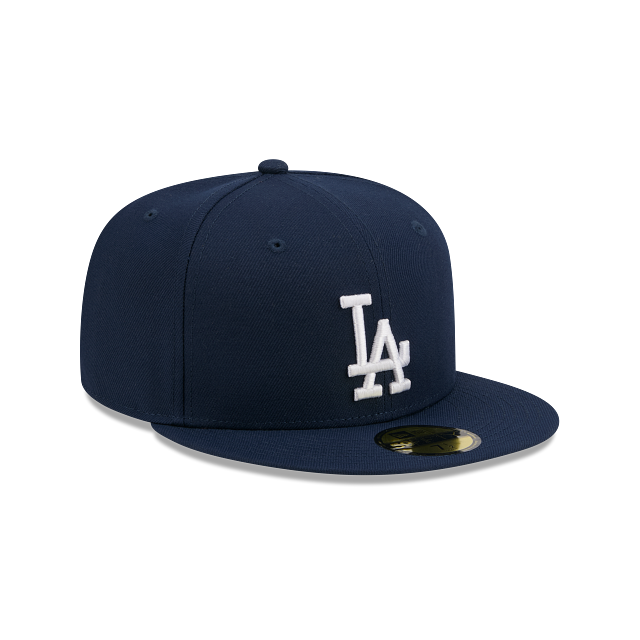 Los Angeles Dodgers Oceanside Blue On White 59Fifty Color Basic Fitted