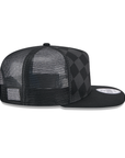 New York Giants Black Gray Checkered Trucker 9Fifty A-Frame Snapback