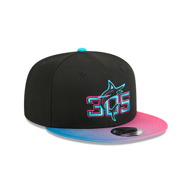 Miami Marlins MLB City Connect Team Color 9Fifty Snapback