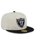 Las Vegas Raiders Chrome Team Color 59Fifty Color Basic Fitted