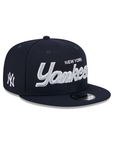 New York Yankees Script Primary Logo SP Team Color 9Fifty Snapback