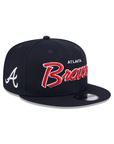 Atlanta Braves Script Primary Logo SP Team Color 9Fifty Snapback