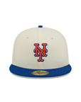 New York Mets Chrome Team Color 59Fifty Color Basic Fitted