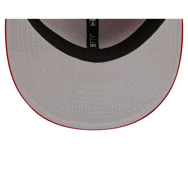 San Francisco Giants Scarlet Red On Black 59Fifty Color Basic Fitted
