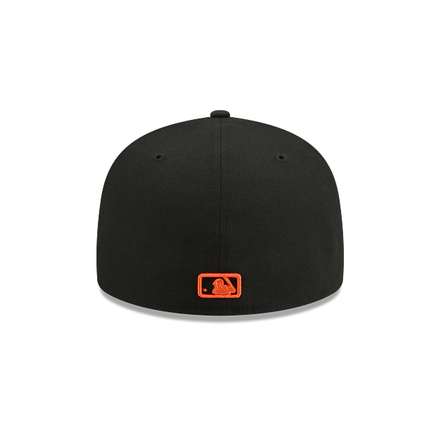 New York Mets Black On OTC 59Fifty Color Basic Fitted