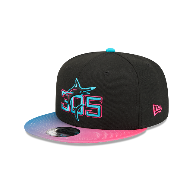 Miami Marlins MLB City Connect Team Color 9Fifty Snapback