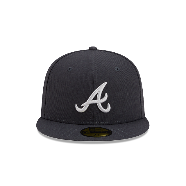 Atlanta Braves Graphite 59Fifty Color Basic Fitted