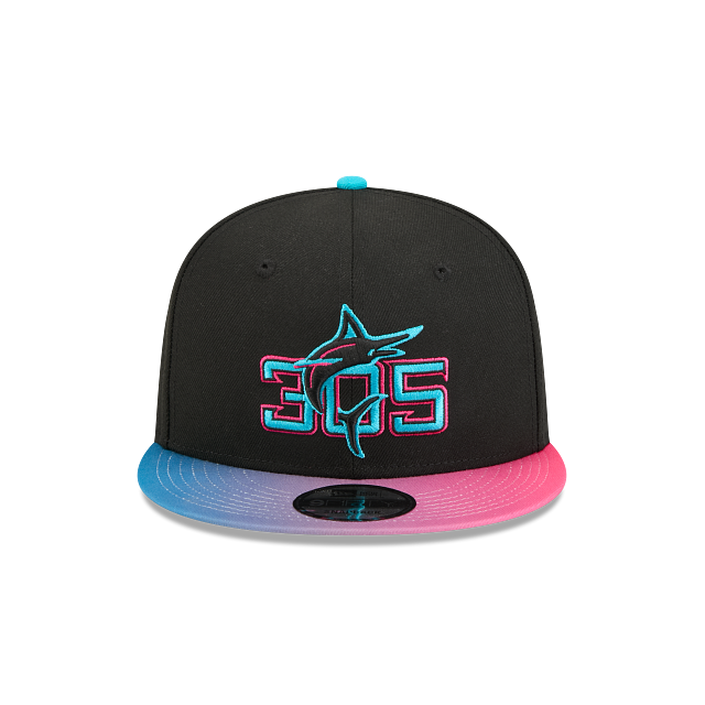 Miami Marlins MLB City Connect Team Color 9Fifty Snapback