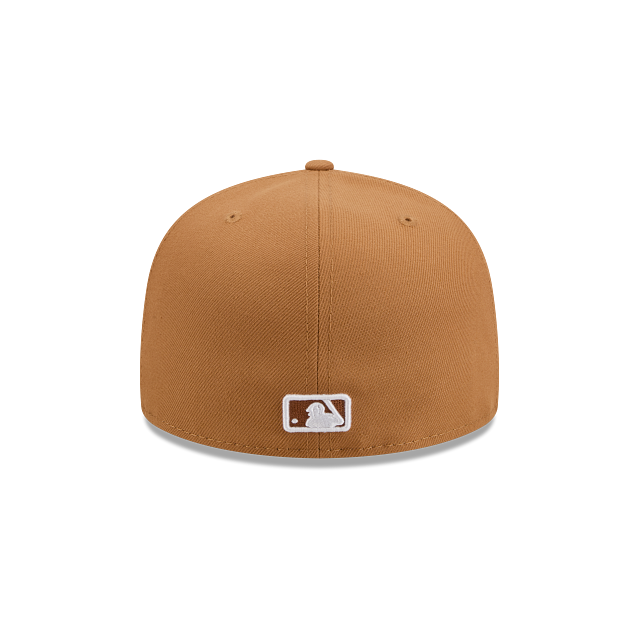 New York Yankees Light Bronze On White 59Fifty Color Basic Fitted