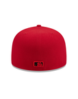 New York Yankees Scarlet Red On Black 59Fifty Color Basic Fitted