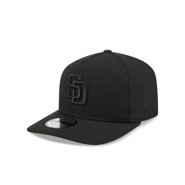 San Diego Padres Black On Black 9Fifty A-Frame Snapback