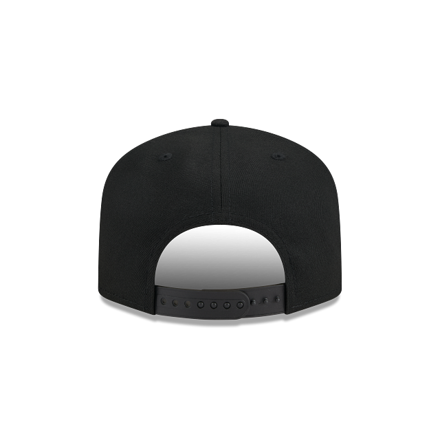 Houston Astros Black On Black 9Fifty A-Frame Snapback