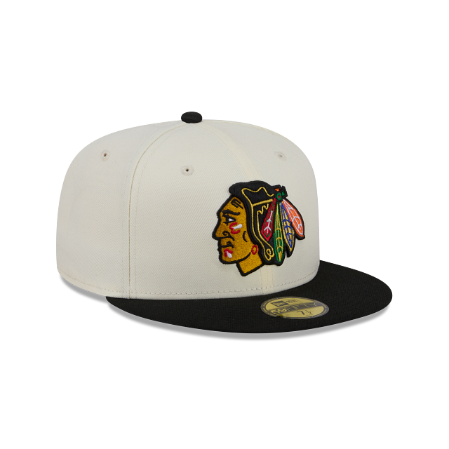 Chicago Blackhawks Chrome Team Color 59Fifty NHL Color Basic Fitted