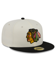 Chicago Blackhawks Chrome Team Color 59Fifty NHL Color Basic Fitted