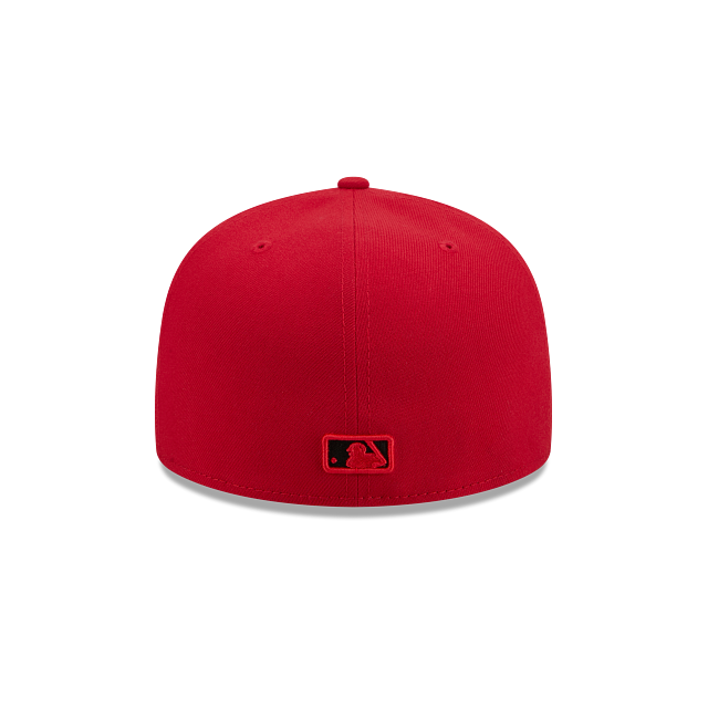 Chicago White Sox Scarlet Red On Black 59Fifty Color Basic Fitted