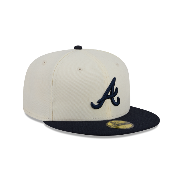 Atlanta Braves Chrome Team Color 59Fifty Color Basic Fitted