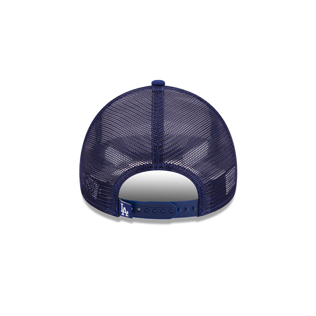 Los Angeles Dodgers Chrome Royal White Est. 1890 9Forty A-Frame Trucker Snapback