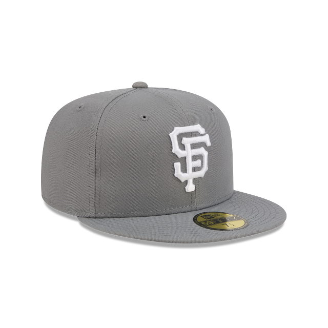San Francisco Giants Storm Gray On White 59Fifty Color Basic Fitted