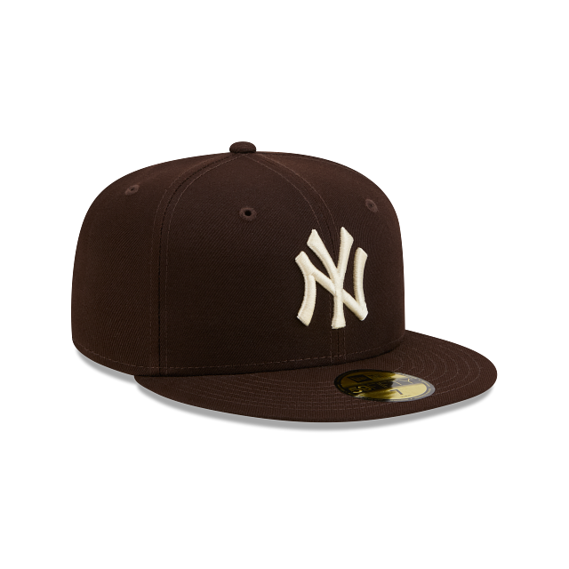 New York Yankees Brown On Ivory 59Fifty Color Basic Fitted