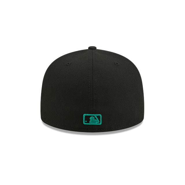 Seattle Mariners Black On OTC 59Fifty Color Basic Fitted