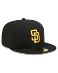 San Diego Padres Black On OTC 59Fifty Color Basic Fitted