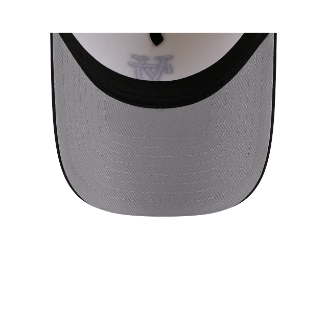 Los Angeles Dodgers Upside Down Chrome Black 2020 World Series SP 9Forty A-Frame Snapback