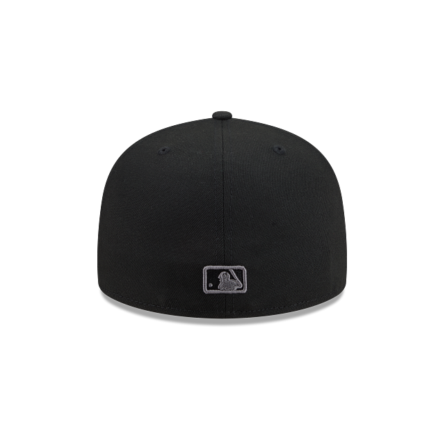 Los Angeles Dodgers Black On Graphite 59Fifty Color Basic Fitted