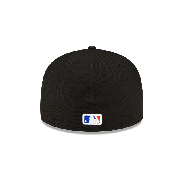New York Mets Authentic Collection Black Team 59Fifty Fitted