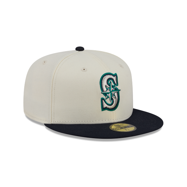 Seattle Mariners Chrome Team Color 59Fifty Color Basic Fitted