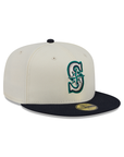 Seattle Mariners Chrome Team Color 59Fifty Color Basic Fitted