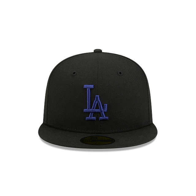 Los Angeles Dodgers Black On Royal 59Fifty Color Basic Fitted