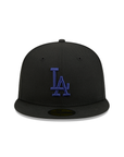 Los Angeles Dodgers Black On Royal 59Fifty Color Basic Fitted