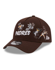 San Diego Padres Looney Tunes Team Color 9Forty A-Frame Snapback
