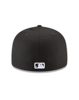 Los Angeles Dodgers D MLB Basic Black on White 59Fifty Fitted Hat