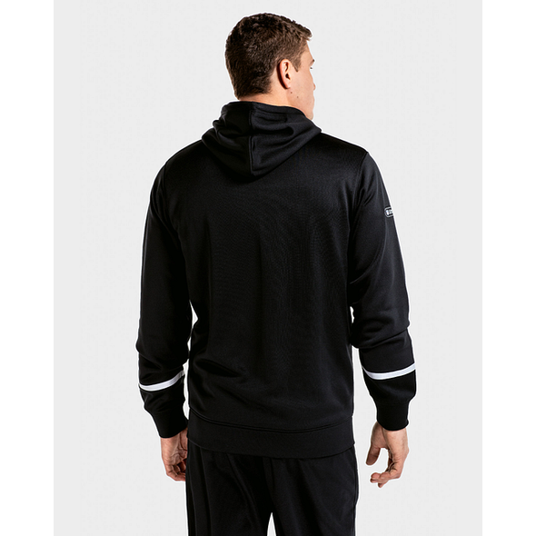 New Era Branded Black On White Zip Up Hoodie