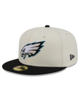 Philadelphia Eagles Chrome Team Color 59Fifty Color Basic Fitted