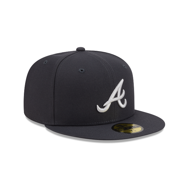 Atlanta Braves Graphite 59Fifty Color Basic Fitted