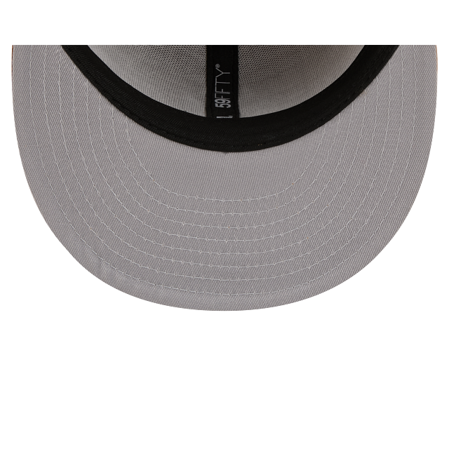 New York Yankees Light Bronze On White 59Fifty Color Basic Fitted