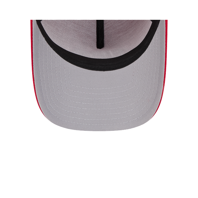 San Francisco 49ers Scarlet Red On White 9Forty A-Frame Snapback
