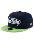 Seattle Seahawks 2 Tone Team Color NFL 9Fifty Snapback