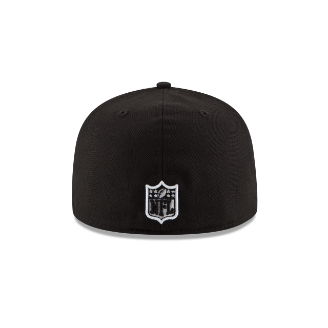 Baltimore Ravens Black On White 59Fifty Fitted