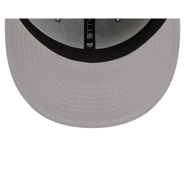 Seattle Mariners Storm Gray On White 59Fifty Color Basic Fitted
