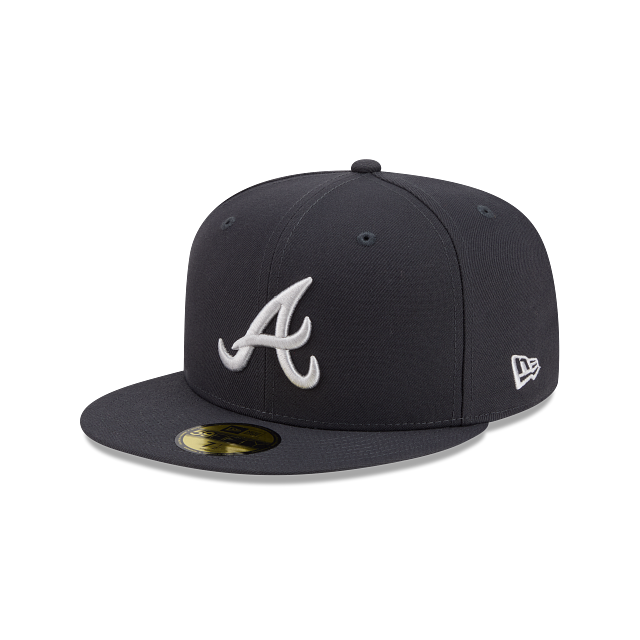 Atlanta Braves Graphite 59Fifty Color Basic Fitted